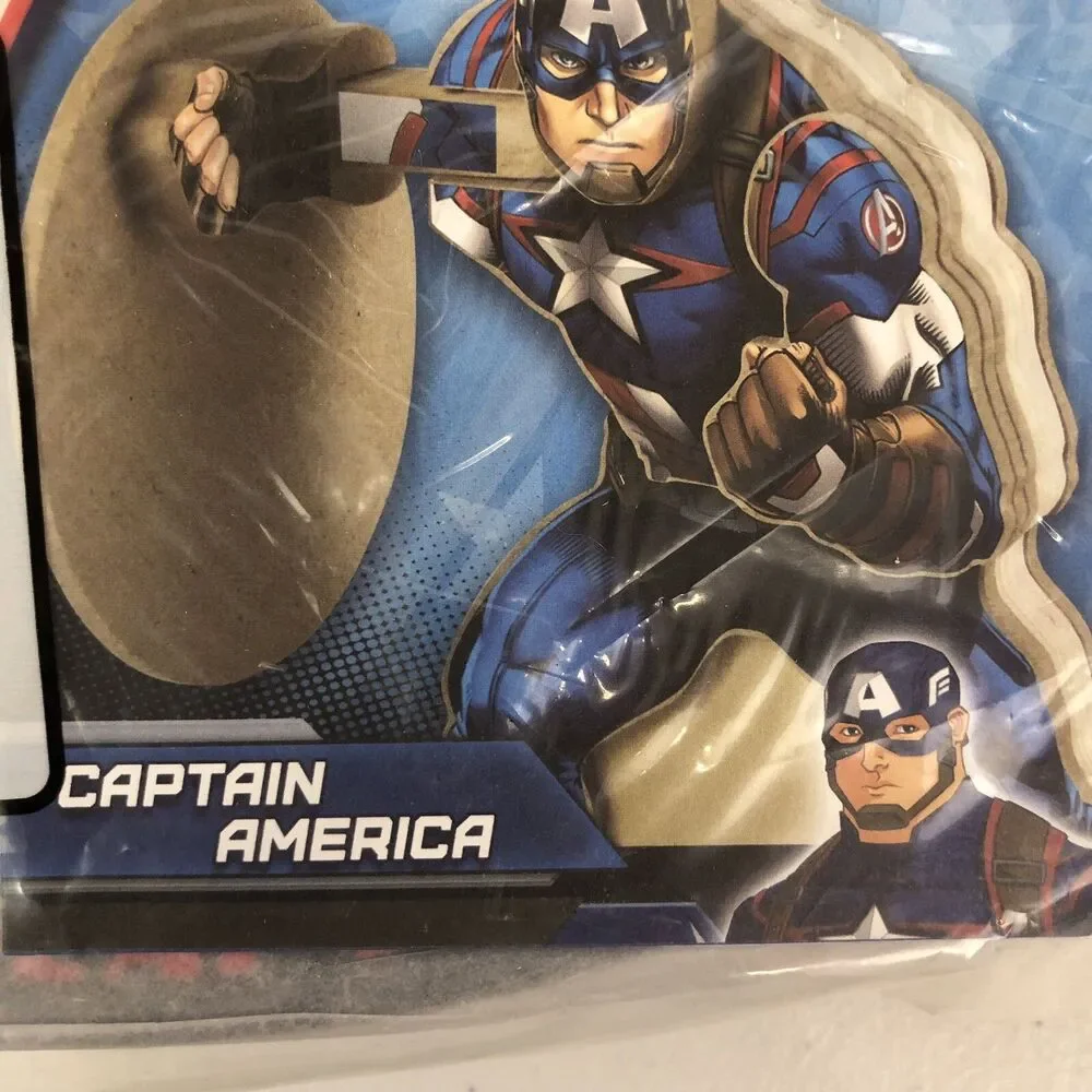 Model Marvel Avengers CAPTAIN AMERICA Lowe's Build and Grow Wooden Kit